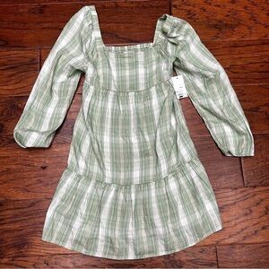 SO juniors plaid mini dress NWT